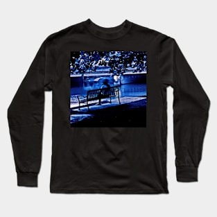 melancholy photograph: A Blue Morning Long Sleeve T-Shirt